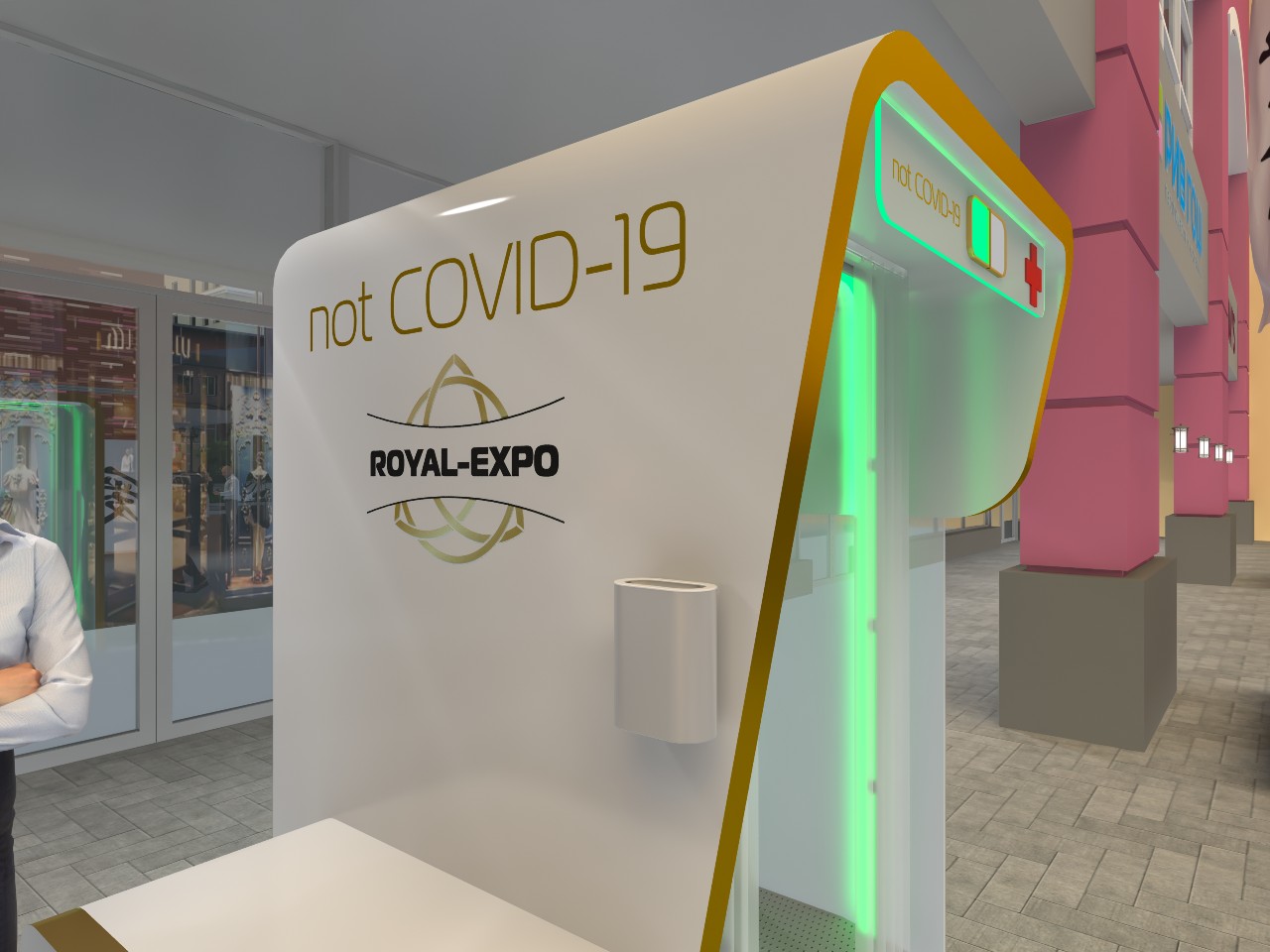 Кабина для дезинфекции Not COVID 2019 - New