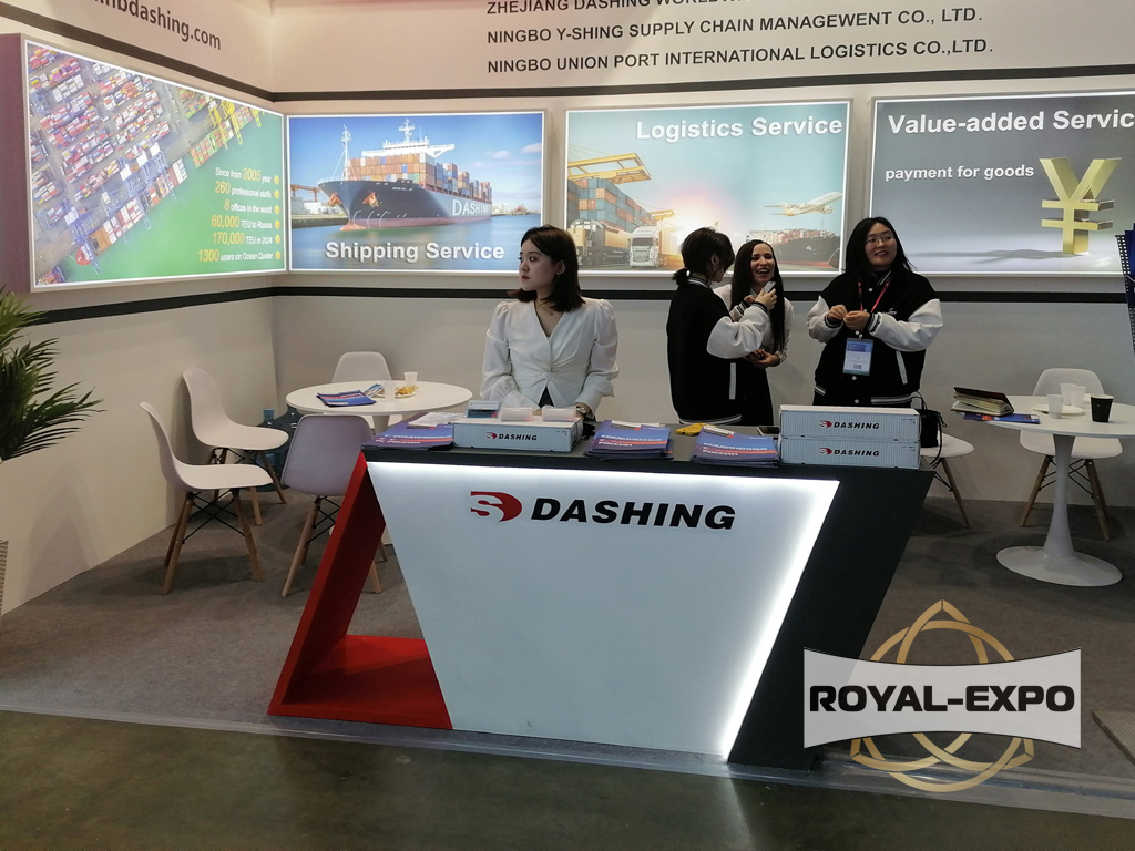 Стенд Dashing. 30-я Международная выставка TransRussia 14