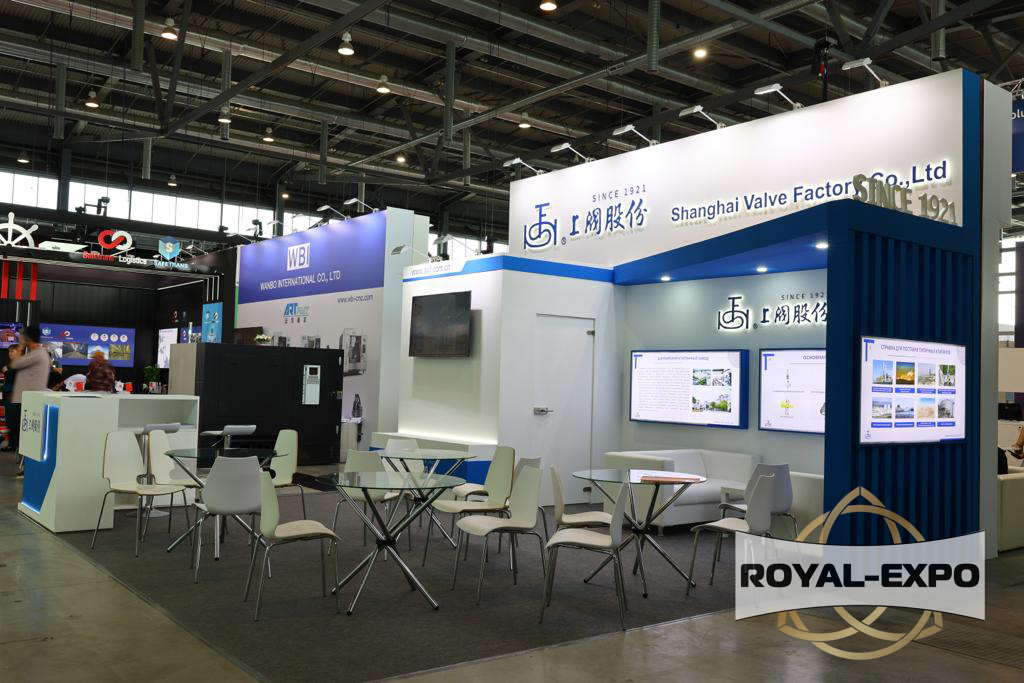Стенд компании Shanghai Valve Factory Co. Ltd, Выставка «Иннопром-2023», Екатеринбург