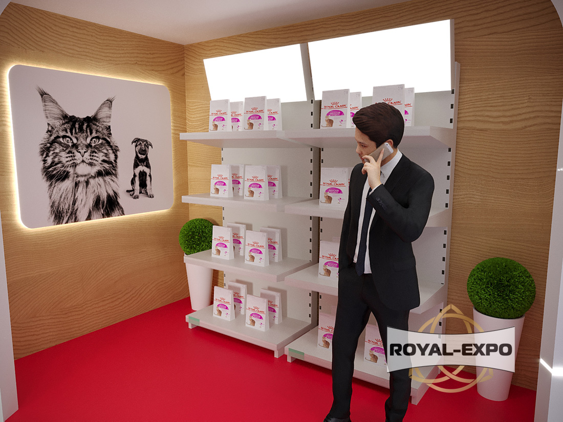 Дизайн-проект стенда Royal Canin НАЗАД 9