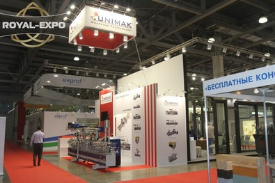 Выставка «BATIMAT 2017», «Крокус Экспо», стенд компании УНИМАК