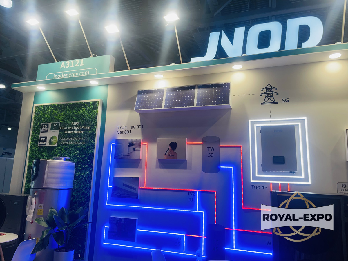 Стенд Jnod, выставка Акватерм 2025 2