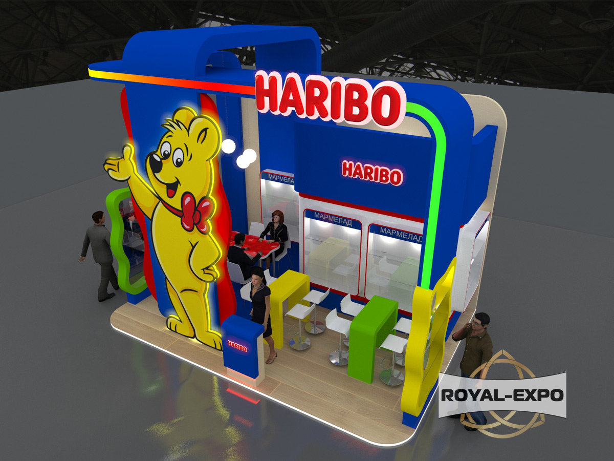 Дизайн проект стенда компании Haribo 3