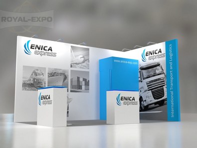 Дизайн-проект стенда Enica Express