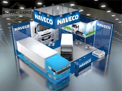 Дизайн-проект стенда Naveco 2015 г.