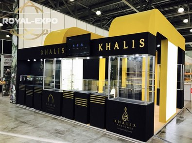 Стенд компании Khalis (Dubai). Выставка InterCHARM, 26 — 29 отября 2016, "Крокус Экспо"
