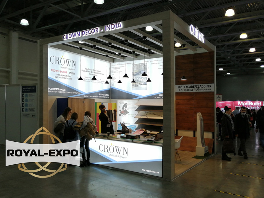 Стенд Stand Crown, Выставка MosBuild-2021 Москва, МВЦ «Крокус Экспо»