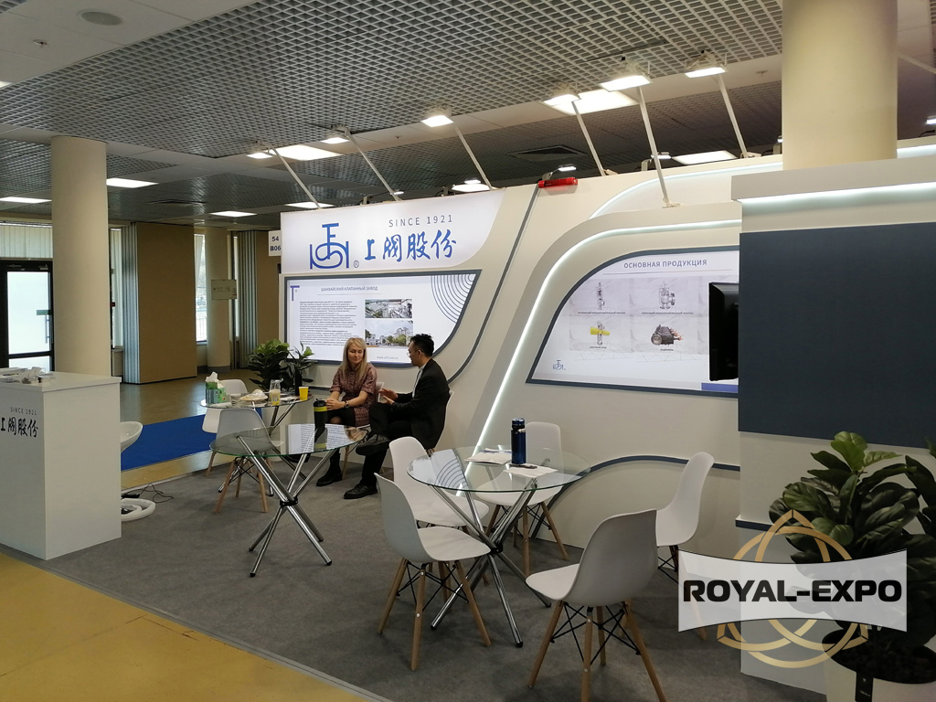 Стенд «Shanghai Valve». 24-я международная выставка «Нефтегаз-2025» 8