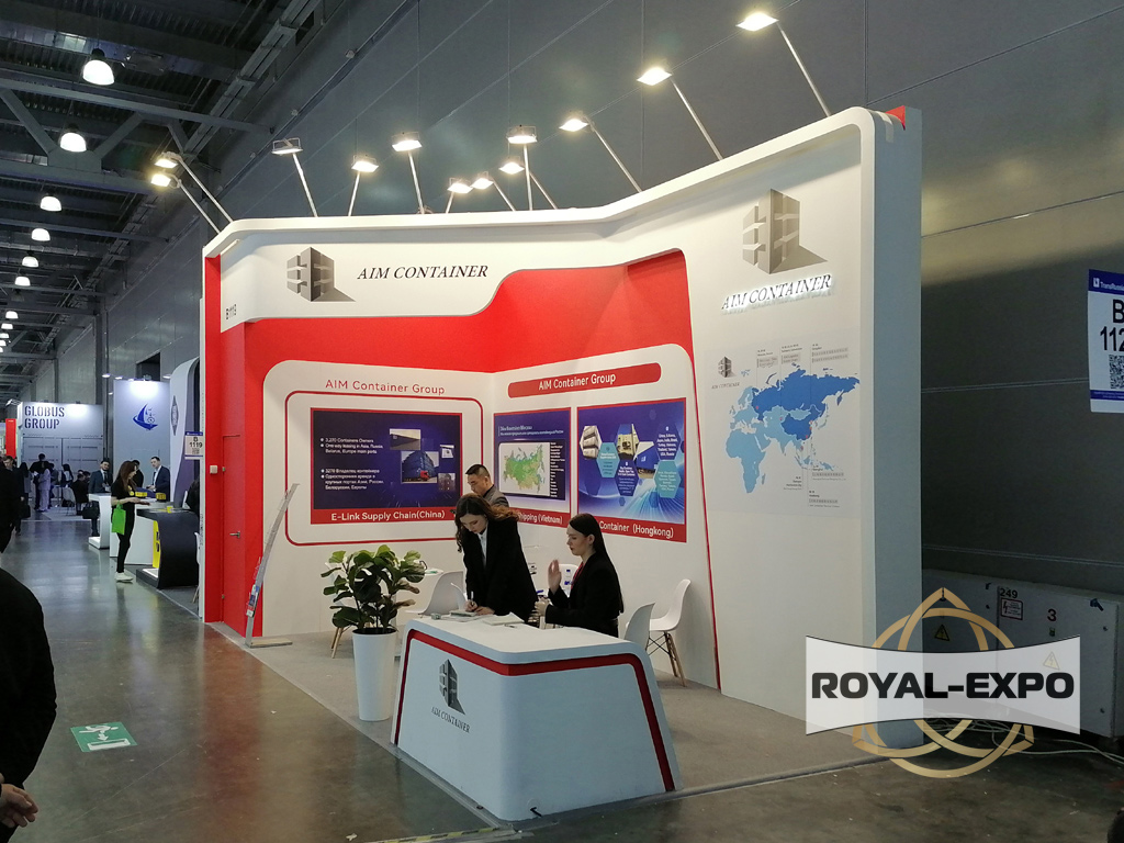 Стенд AIM Container. Международная выставка TransRussia 13